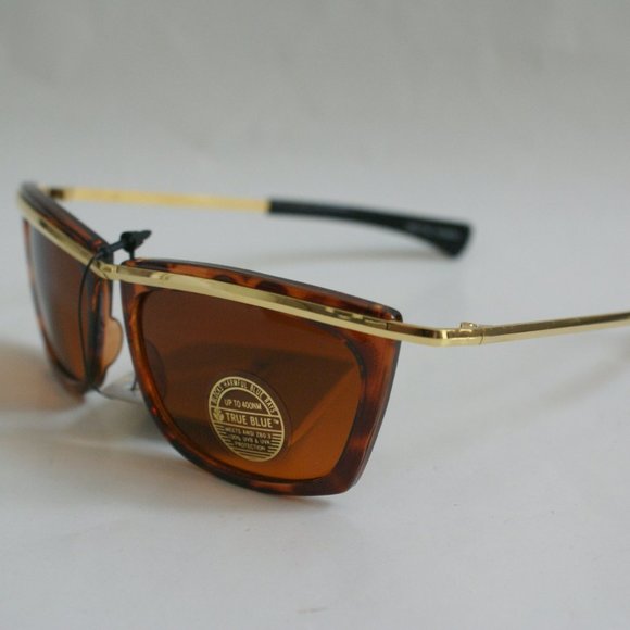 TruVintage Olympian DLux I style retro sunglasses - Picture 3 of 5